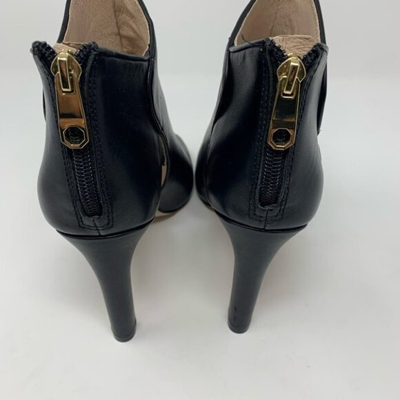 Louise et Cie Lo Ilsabelle Peep Toe Cage Zip Heels - Picture 6 of 10